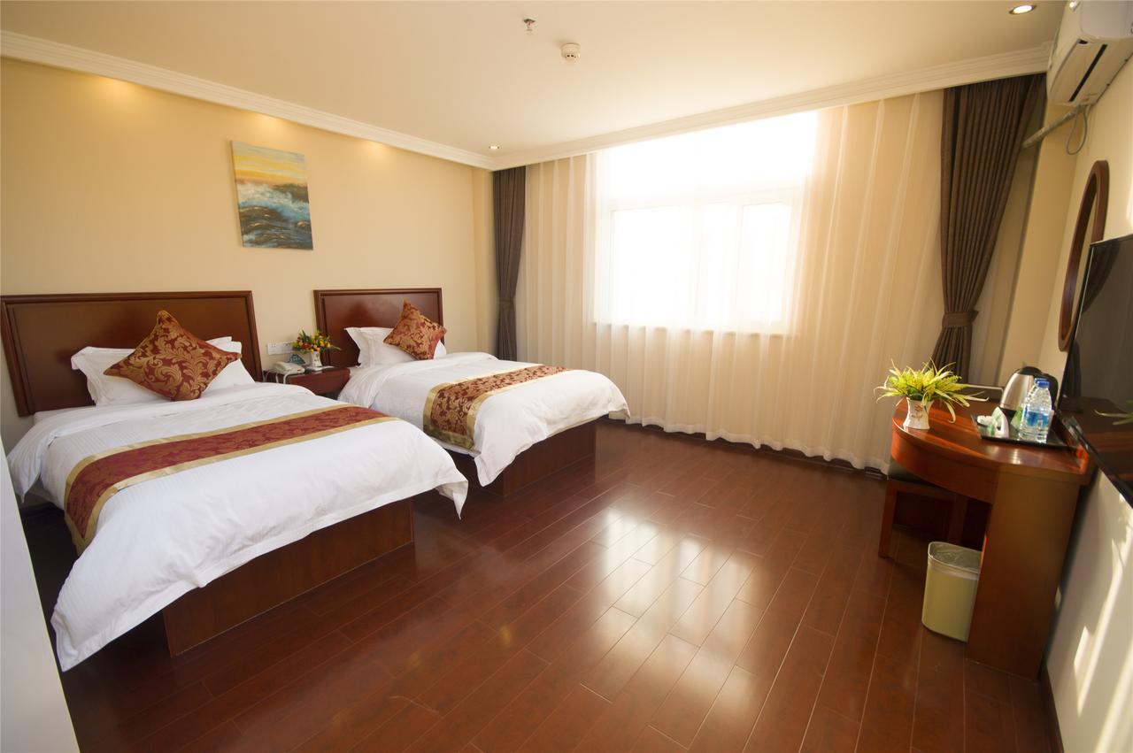 Greentree Inn Liaoning Dalian Development Zone Jinma Road Pedestrian Street Express Hotel Exteriör bild