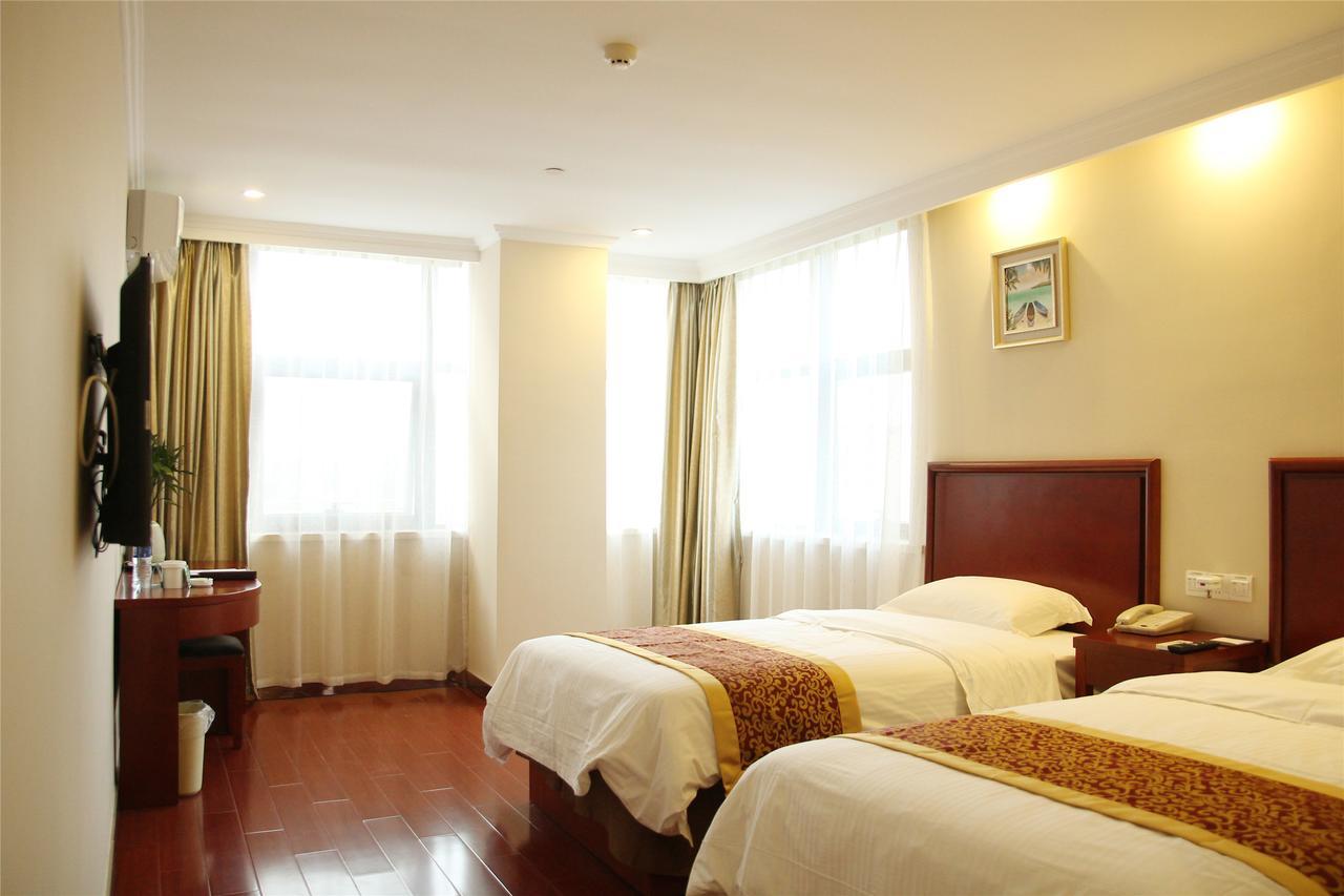 Greentree Inn Liaoning Dalian Development Zone Jinma Road Pedestrian Street Express Hotel Exteriör bild